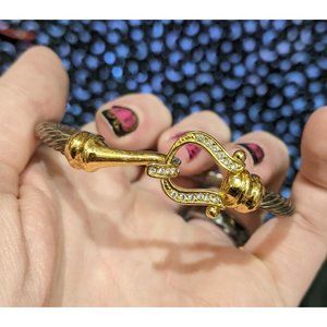 Gold And Silver Hook Bracelet